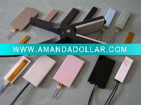 Hair straightener heating plate