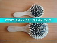Wholesale popular wooden hair brush