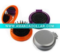 hair brush w/mirror