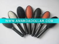 plastic hairbrush