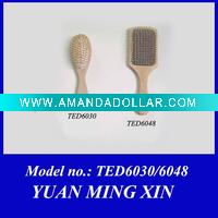 Wooden hair brush
