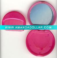 Wholesale cosmetic mirror comb