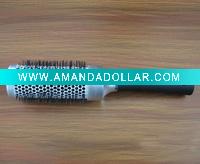 aluminum tube hair brush