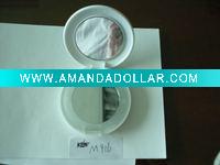 plastic compact mirror with led light