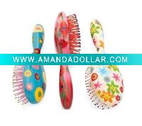 printed hair brush