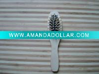 Wholesale popular mini wooden hair brush