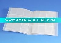 plastic card folder or photo album