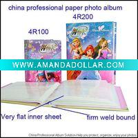 Wholesale 4*6 100 slip-in winx design paper photo album