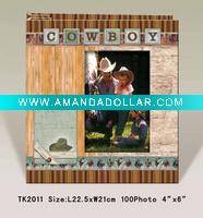 Wholesale Handmade paper cowboy photo album
