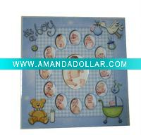 Wholesale Acrylic cover baby photo album with window