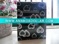 Love pattern leather photo album