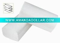 V-fold hand towel