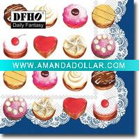 Wholesale color paper napkin (printed paper napkin,serviette,serviette)