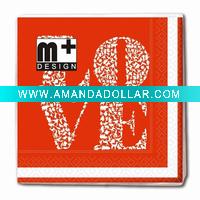 table napkin, printed color napkin, serviette