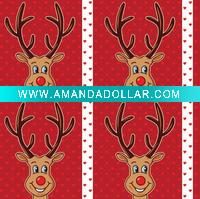 Christmas printed paper napkin serviette