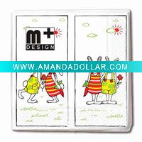 printed napkin,serviette,paper napkin,