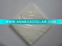 white paper napkin