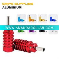 Wholesale 25*58mm 9 color Aluminum Tattoo Grips 1"