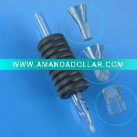 Wholesale 16mm/19mm/25mm Sterilized Disposable Tattoo Plastic Tube with Rubber Grips