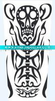 Wholesale 2011 New design best sellingtribal tattoo sleeve