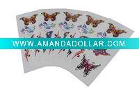 Butterfly Water tattoo sticker