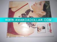 lady body tattoo sticker