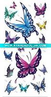 Wholesale beautiful butterfly body tattoo sticker