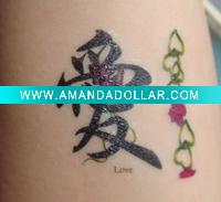 Wholesale Temporary water transfer body tattoos (EMTA002)