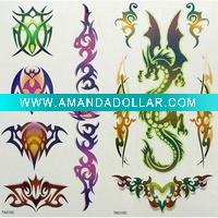 glitter tattoo sticker
