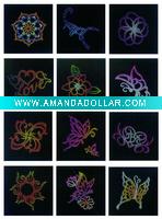 Wholesale Tatoo sticker with glitter or rhinestones