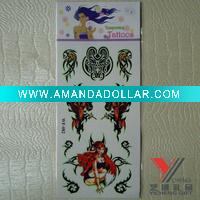 Wholesale skin artwork tattoo sticker