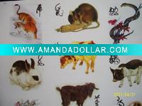Wholesale animal tattoo sticker, water transfer decal