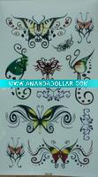 Wholesale buterfly cattoo tattoo sticker