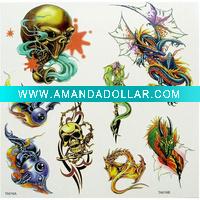 skull tattoo sticker sticker