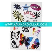 Wholesale Hihg-quality round temporary tattoo sticker