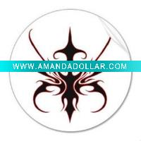 Wholesale Hihg-quality round temporary tattoo sticker