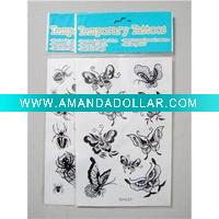 Wholesale Fashionable butterfly temporary tattoo sticker