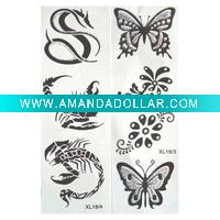Wholesale Black and White Tattoo Stickers