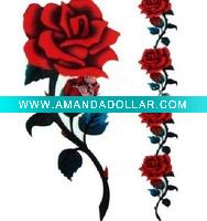Wholesale Rose temporary tattoo sticker