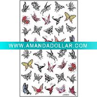 Wholesale Fashionable and beautiful butterfly tattoo sticker