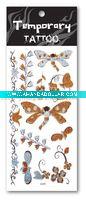 Wholesale Fashionable butterfly tattoo sticker ( glitter body sticker )