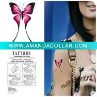 Wholesale Butterfly Temporary Body Tattoo (WF-6006)