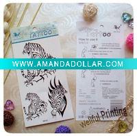 Wholesale Tiger Design Promotional Tattoo Sticker (WF-6075)
