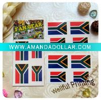 Wholesale Flag Temporary Tattoo Sticker for South Africa (WF-6095)
