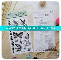 Wholesale Butterfly Body Tattoo Sticker (WF-6087)