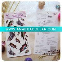 Wholesale Butterfly Tattoo Sticker (WF-6059)