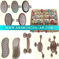 Wholesale wooden foot massager head massager