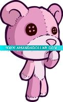 bear tattoo sticker #002