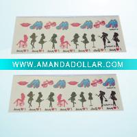 Wholesale Fashionable nail tattoo sticker printing