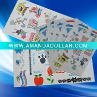 Wholesale Tattoo flower sticker for decoration